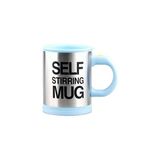 Byanes Kendi Kendini Karıştıran Mikser Kupa Termos Bardak; Self Stirring Mug - Açık Mavi