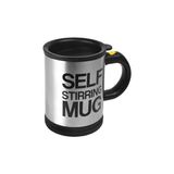 Byanes Kendi Kendini Karıştıran Mikser Kupa Termos Bardak; Self Stirring Mug - Siyah Glrshop
