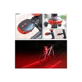 Byanes Lazer Bisiklet Stop Lambası 7 Fonksiyon 5 LED