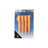 Byanes LED Işıklı Çadır Kazığı 15CM 4'lü Set, Güçlü ve Dayanıklı Kamp Ekipmanı