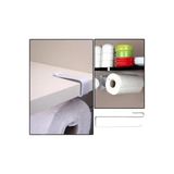 Byanes Metal 2 cm Kalınlık Raf Altı Kağıt Havlu Fincan Askılığı