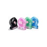 Byanes Mini 3 Kademeli Şarjlı Masaüstü USB Vantilatör