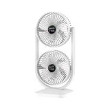 Byanes Mini Fan, Çift Başlıklı Sessiz Vantilatör, Type-C Girişli, 3 Kademeli