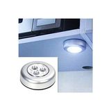 Byanes Mini LED Işıklı Pilli Lamba Portatif Dolap Içi Kablosuz Duvar Kapı Aydınlatma