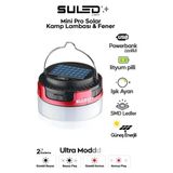 Byanes Mini Pro Kamp Lambası ve Fener, USB Power Bank, Solar Panel, 4 Mod, Flaşlı