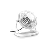 Byanes Mini USB Fan, Sessiz ve Güçlü Hava, Taşınabilir Soğutucu, Beyaz