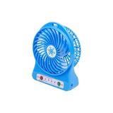 Byanes Mini USB Vantilatör, Masaüstü Taşınabilir Fan, 3 Kademe, Mavi