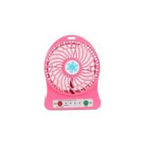 Byanes Mini Vantilatör Fan, Pazarız 3 Kademeli Masa Üstü ve Araç Şarjlı