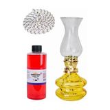 Byanes Oluklu Gaz Lambası Seti 250 ml Yağ ve 10 cm Uzunluk Hediye