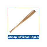 Byanes Oto Araç Içi Güvenlik Kiti Özel Ahşap Beyzbol Oyun Sopası