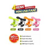 Byanes Portatif 2'li Mini Fan ve Pervane Soğutucu, Güçlü ve Şık Tasarım