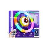 Byanes Renkli Bluetooth Hoparlör, Ufo LED Disko Işıklı Ses Sistemi