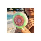 Byanes Renkli Neon Işıklı USB Mini Fan, Taşınabilir Masaüstü ve El Vantilatörü