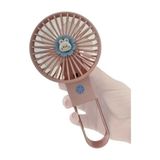Byanes Şarjlı Mini USB Fan LED Işıklı Masaüstü 3 Kademeli Vantilatör