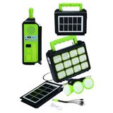 Byanes Şarjlı Solar Fener Radyo Bluetooth 3 Ampüllü Kamp Aydınlatması