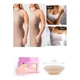 Byanes Silikon Kadın Göğüs Ucu Gizleyen Kapatıcı Slikon Ped - Nipple Pad Çapı: 7cm Ten Meme Ucu Kapatıcı
