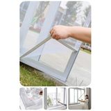Byanes Sineklik Kendinden Yapışkanlı 100X150 cm Ölçülü Pencere Sineklik 5 Metre Bant Hediyeli