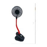 Byanes Taşınabilir Işıklı Mini Klipsli Fan, Pratik ve Hafif Serinlik Sağlar
