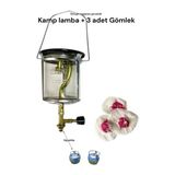 Byanes Taşınabilir Kamp ve Piknik Tüp Lambası Seti + 3 Gömlek Fitili
