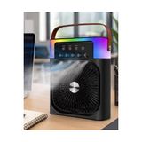 Byanes Taşınabilir Mini Klima Fanı, Buharlı Soğutucu ve Rgb LED Işıklı Masaüstü Fan