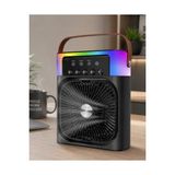 Byanes Taşınabilir Rgb Işıklı Mini Fan ve Klima Soğutucu, USB Şarjlı