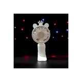 Byanes Taşınabilir USB Mini Fan Işıklı, 2 Kademe, Sari, El Tipi Vantilatör