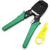 BYARS-AL-4507 Rj9 RJ12 RJ45 Sıkıcı Sıkma Pensesi Kablo Soyucu Set Cat5 Internet Ucu Çakma