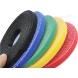 Byars Blişim Byars Bilişim Cırt Sabitleyici Kablo Düzenleyici, 5 Metre x 1cm, Kendinden Yapışkanlı Silikonlu Köpük Bant
