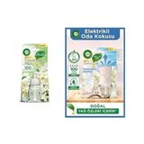 Byars Blişim Byars Bilişim Wick Elektrikli Oda Kokusu Yedek Şişe Bahar Çiçekleri ve Air Wick Elektrikli Oda Kokusu Esansiyel Yağlar Cihaz + Yedek Şişe Temizliğin Esintisi
