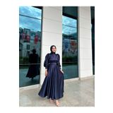 BYATEİLER LACİVERT BELLA TESETTÜR ABİYE