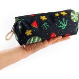 Bybag Alp Collection Karpuz Meyve Desenli Kalemlik Fermuarlı Makyaj Çantası 19 cm Uzunlukta