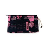 BYBAG blackpink k pop desenli fermuarli makyaj cantasi SİYAH_BLACKPINK_MAKYAJ
