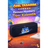 Bybag Demon Hunters K-Pop Çift Taraflı Baskı Anime Kalemlik Yüksek Kapasiteli Su Geçirmez Kalem Kutusu - Mavi - Açık Pembe - Tek Ebat - cüzdan