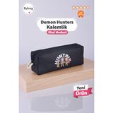 BYBAG Demon Hunters K-Pop Özel Seri Anime Kalemlik Yüksek Kapasiteli Su Geçirmez Kalem Kutusu DEMON_HUNTERS_3LÜ_ANİME
