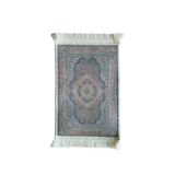 Bybars El Yapımı Osmanlı Desenli Mini Kilim 20X33 Cm – Dekoratif Masa Üstü Kilim – Türk Motifli Geleneksel Ev Dekoru – Püsküllü Vintage Mini Halı (Eskitme Çok Renkli) Vitrin