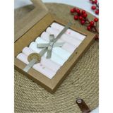 ByBest Beauty 7lı Pamuklu Ağız Silme Mendili Zararlı Kimyasallar İçermez 20x20 cm Bebek Kullanımı İçin