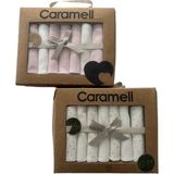 ByBest Beauty Caramell 7li Ağız Silme Mendili 2 Paket Organik Pamuklu Bebek Temizlik Ürünü