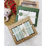 ByBest Beauty Caramell 7'lı Ağız Silme Mendili Organik Pamuklu 20x20 cm Bebeğiniz İçin Güvenli