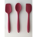 Bybirgül Büyük Boy Silikon Spatula+Kaşık(Set)