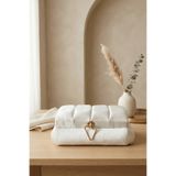 BYC Home & Design Lüks Kadife Gelin Makyaj Sandığı – Çeyiz ve Nişan Sandığı 20*30*12 - 2938