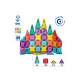 ByCaretta Seyahat Tipi Metal Kutulu Mini Magnetic Yapı Blokları 3D Puzzle 49 Parça 3.75 cm