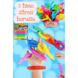 BYCEGU 48072 STRES DUYGUSAL AKTİVİTE ZEKA GELİŞTİRİCİ OYUNCAK 5 Lİ BORULAR