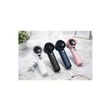 Bychie Okmore Yüksek Hızlı Taşınabilir El Fanı Usb Şarjlı Sessiz Mini Fan- Pembe