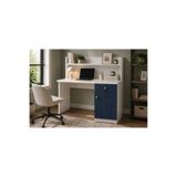 BYCİNO CENOVA LAMBİRİ MDF MEMBRAN KAPAK MODERN TASARIM LACİVERT ÇALIŞMA MASASI