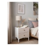 BYCİNO LEYLA 2 ÇEKMECELİ MODERN TASARIM MDF MEMBRAN KAPAK LAMBİRİ KAŞMİR KOMODİN
