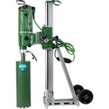 Bycon 400 mm Delme Kapasiteli Akıllı LCD Ekranlı Endüstriyel Tip Açılı Karot Makinesi Seti
