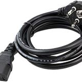 BYCONNERS 1.5 Metre 1,5Mt Bilgisayar Monitör Power Güç Kablosu Pc Güç Kablosu - Kasa Power Kablo NO19