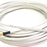 BYCONNERS 5 Metre RG6/U4 Full HD 3D 4K Anten TV Çanak Uydu LNB Kablosu 5MT (F Konnektör Takılı Hazır) 5 MT