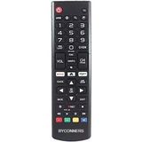 BYCONNERS LG Smart TV için Amazon Netflix Tuşlu Lcd Led TV Kumanda Yeni AKB76037605 Uzaktan Kumandası