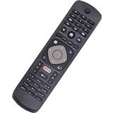 BYCONNERS Philips Evrensel LCD LED 3D HD Akıllı TV için Philips TV Yedek Uzaktan Kumandası, Netflix ile - Kurulum Gerekmez